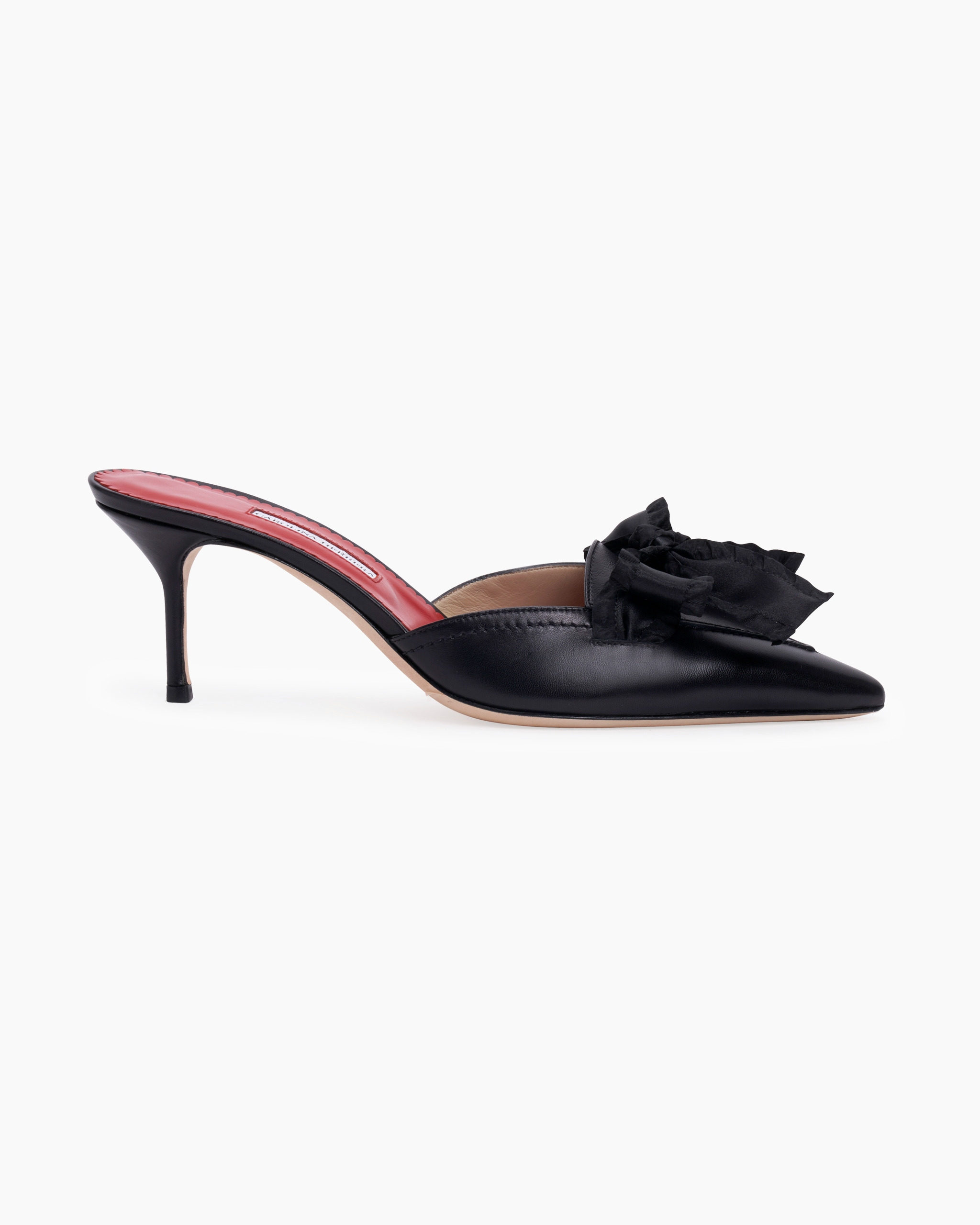 Bow-Embellished Mules - 1