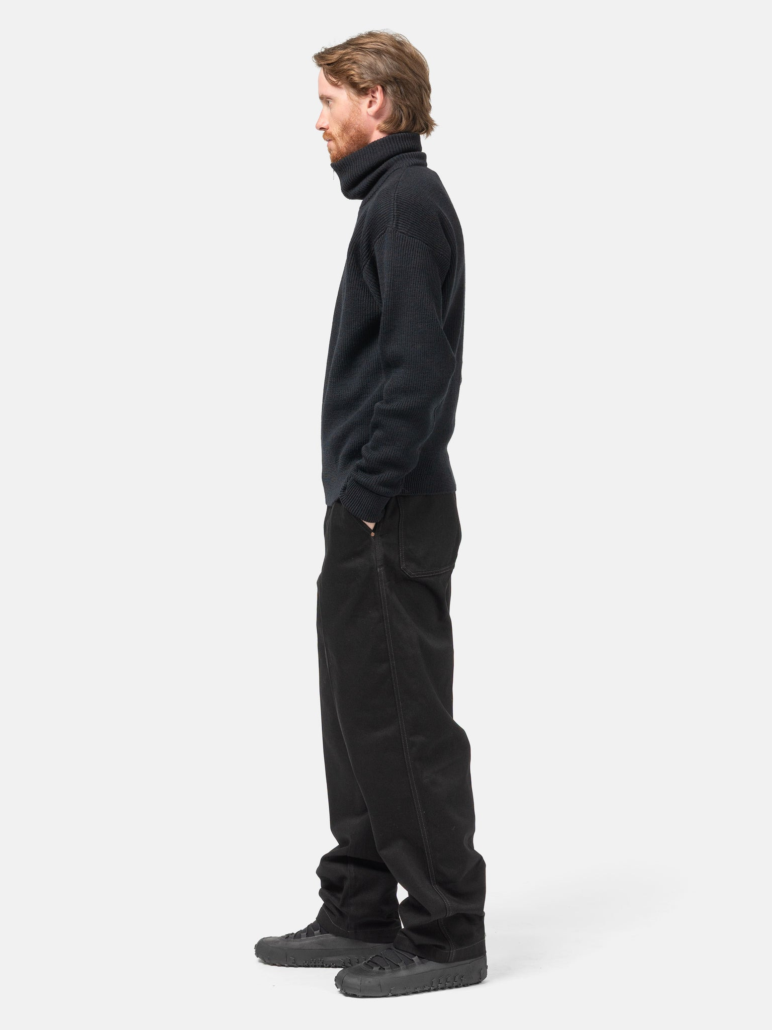 Maxi Barrel Workwear Pants Black - 3