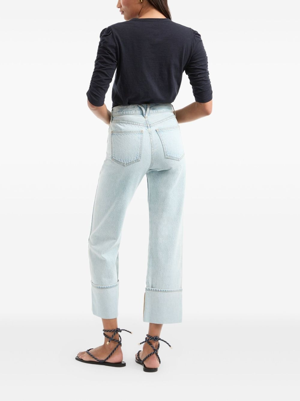 puff-sleeve T-shirt - 3