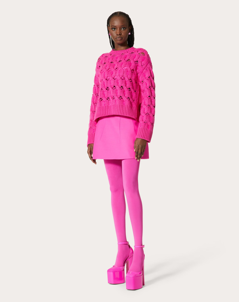 Valentino KNITTED MOHAIR WOOL SWEATER outlook