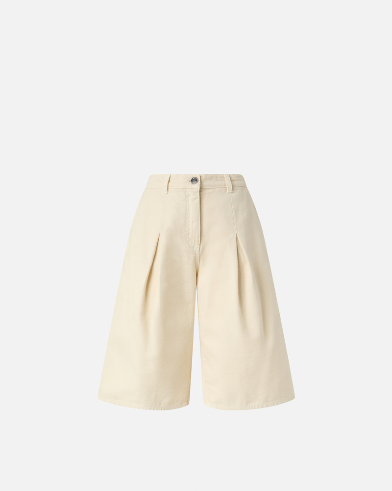 WIDE COTTON BERMUDA SHORTS WITH POCKETS 1