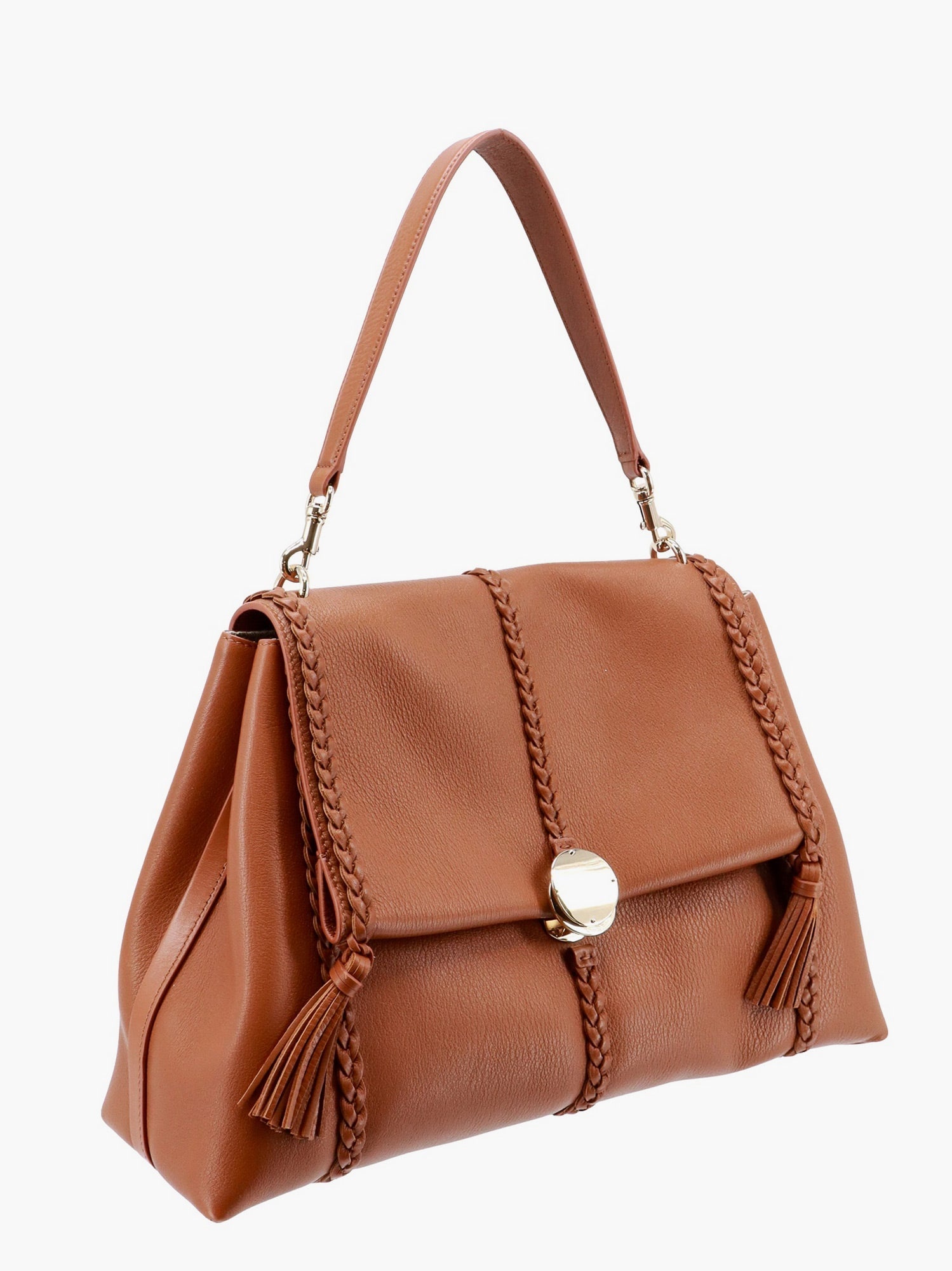 Chloe' Woman Penelope Woman Brown Shoulder Bags - 3