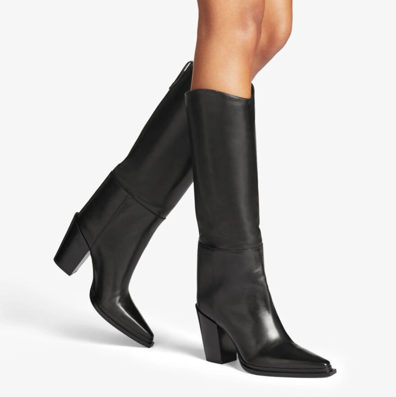 JIMMY CHOO Cece 80
Black Soft Calf Leather Boots outlook