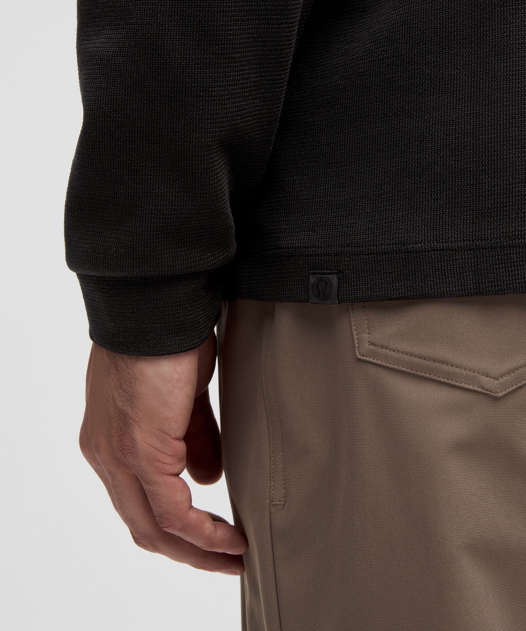 Heavyweight Cotton Textured Henley - 5