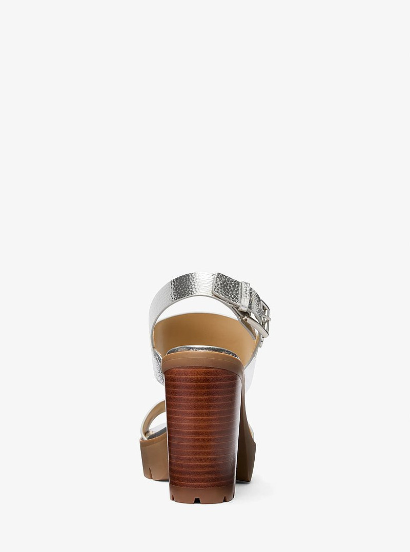 Holland Metallic Platform Sandal 3
