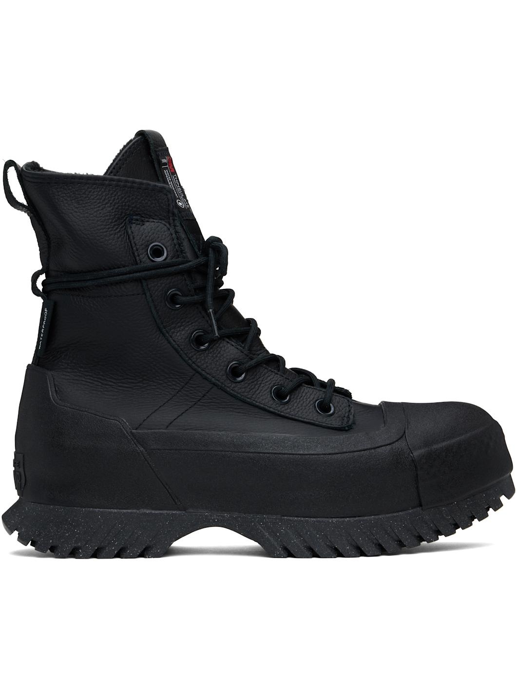 Black Chuck Taylor All Star Lugged 2.0 X-Hi Boots - 1