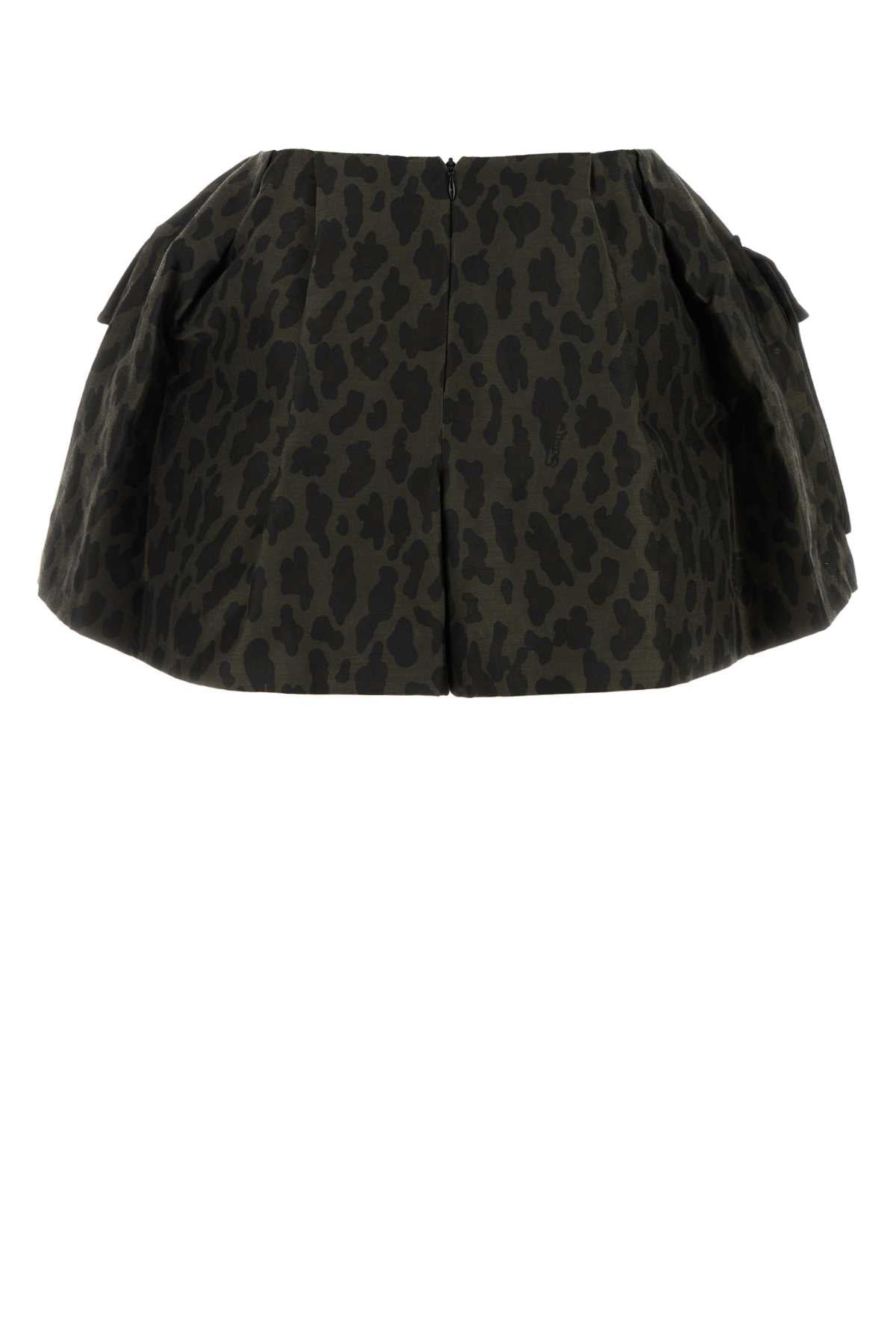 Sacai Women Printed Polyester Shorts - 2