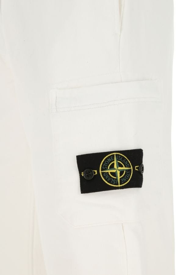 White cotton joggers - 3