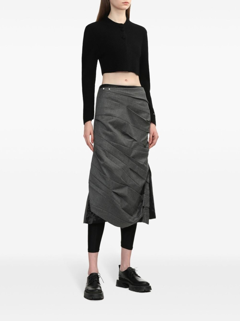 ADER error logo-appliqué cardigan outlook