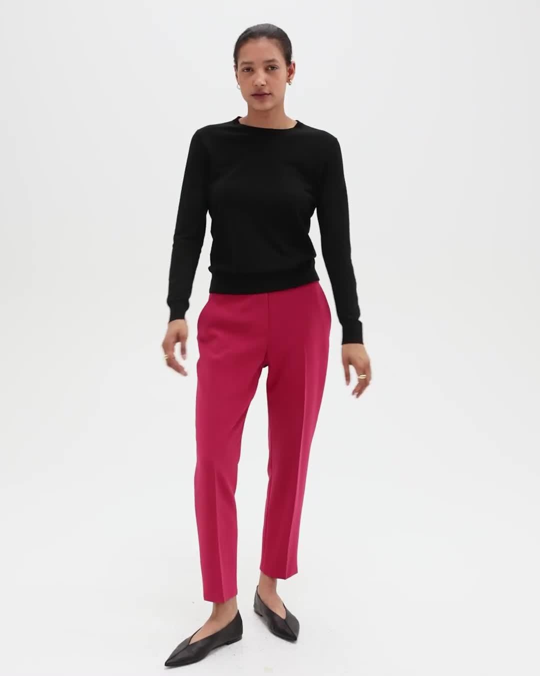 Treeca Pull-On Pant in Admiral Crepe - 6