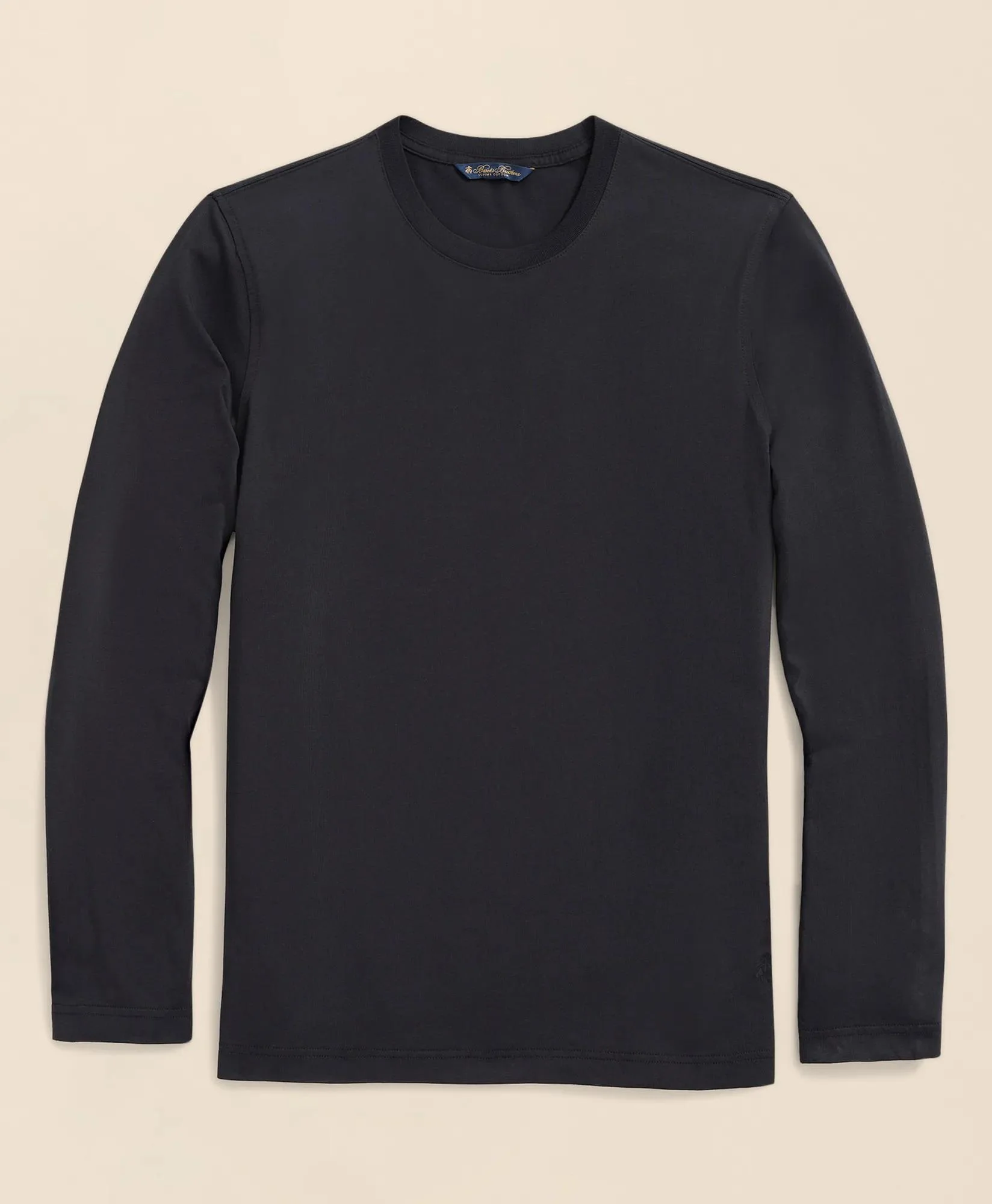 Supima® Cotton Long-Sleeve Logo T-Shirt - 1