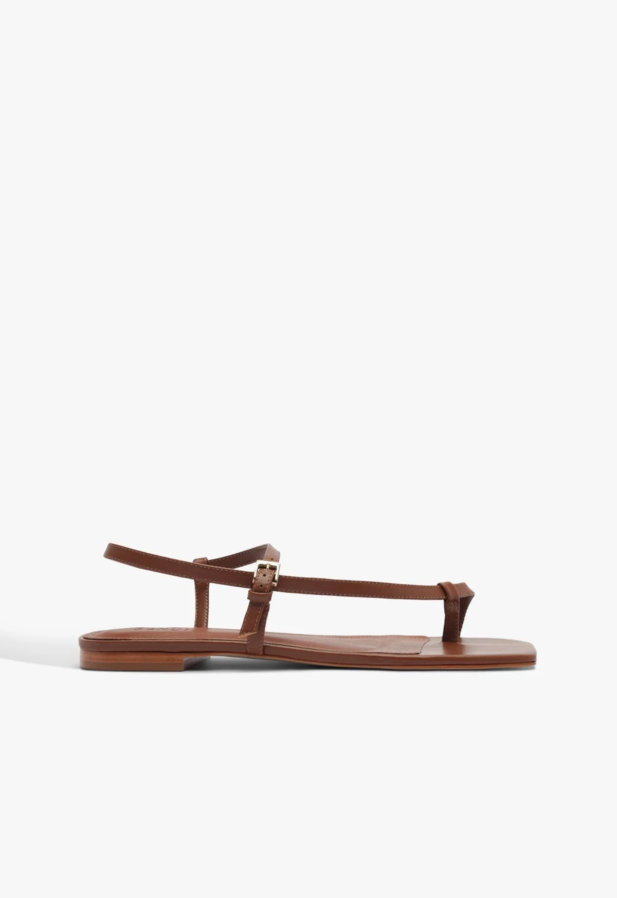 Lisa Leather Flat Sandal - 1