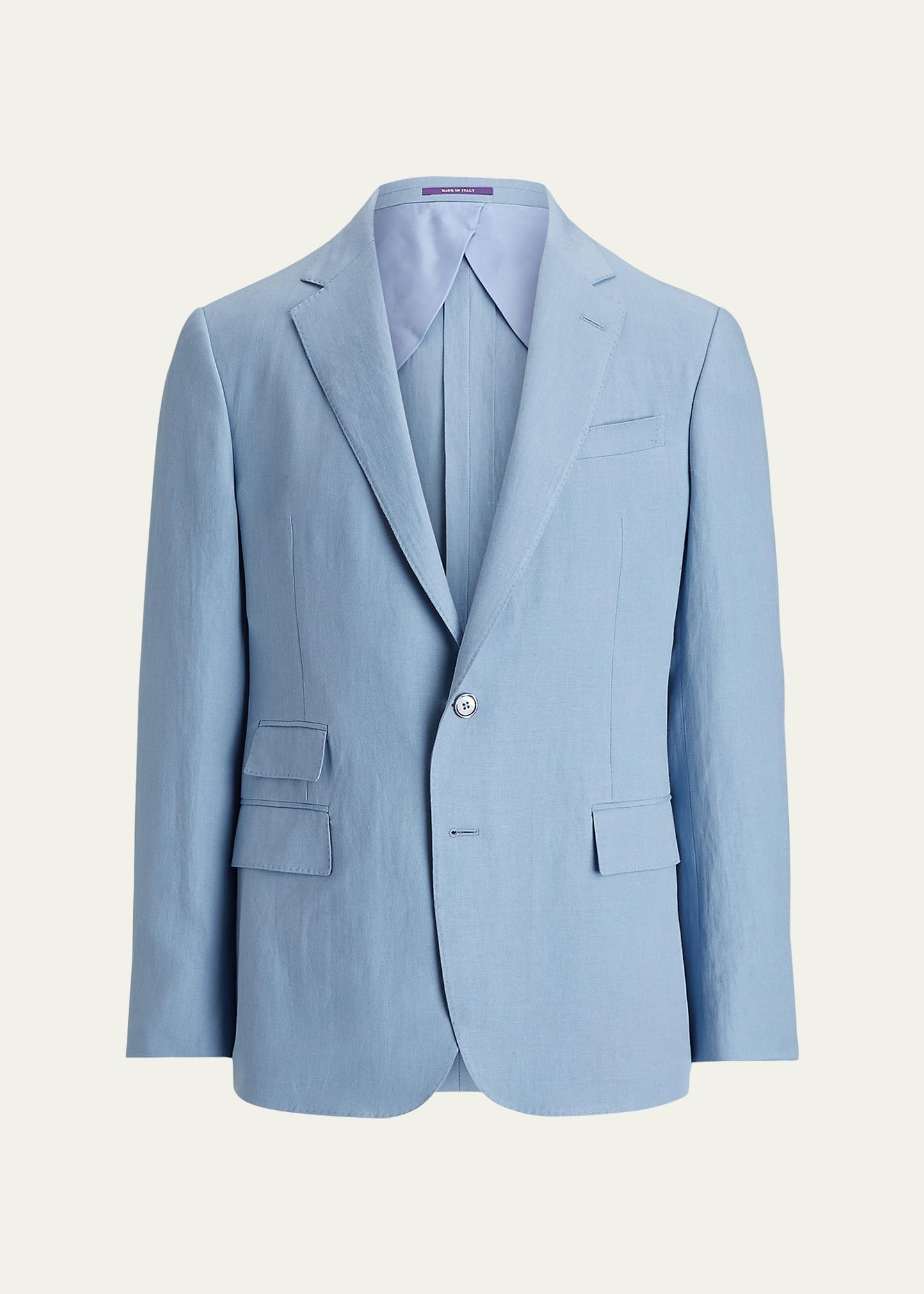 Men's Kent Hand-Tailored Silk and Fine Linen Jacket - 1