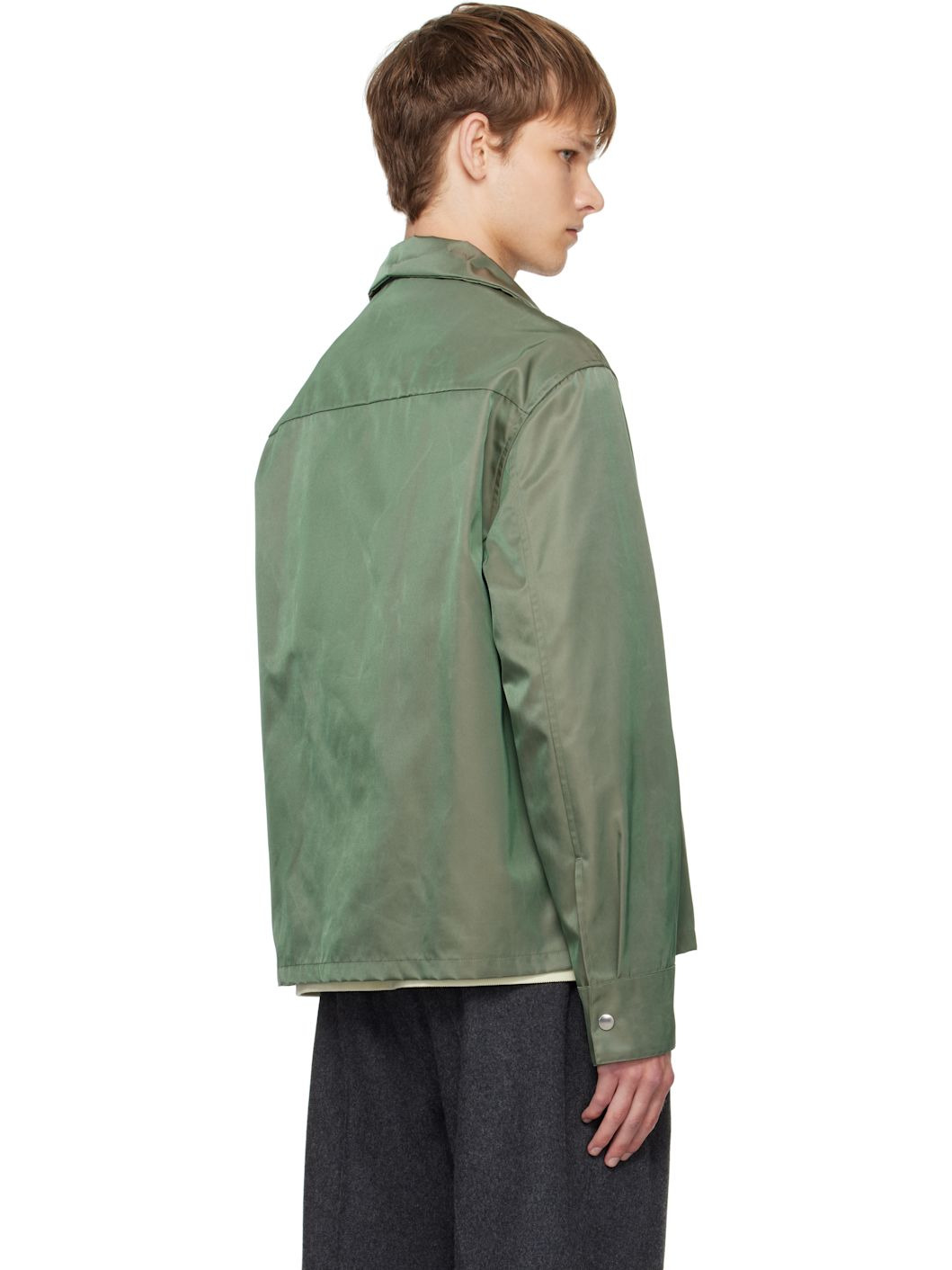 Green Zip Jacket - 3