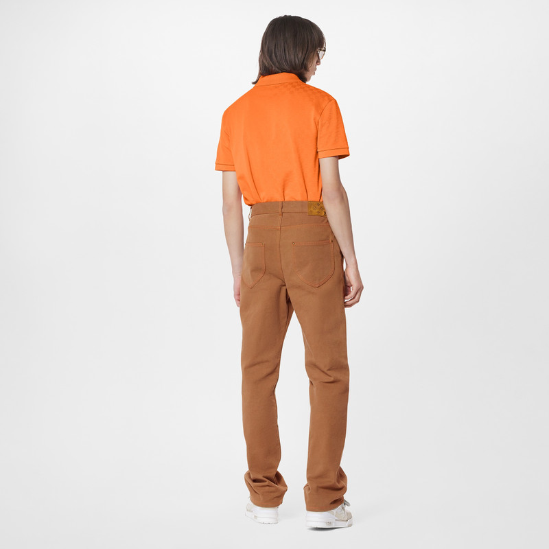 LVSE Half Damier Pocket Polo 3