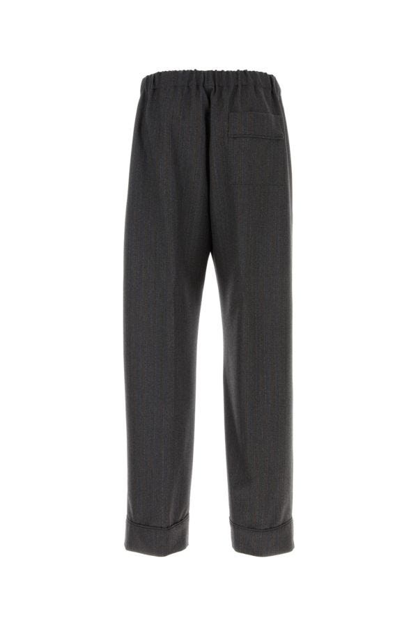 Embroidered wool pant - 2