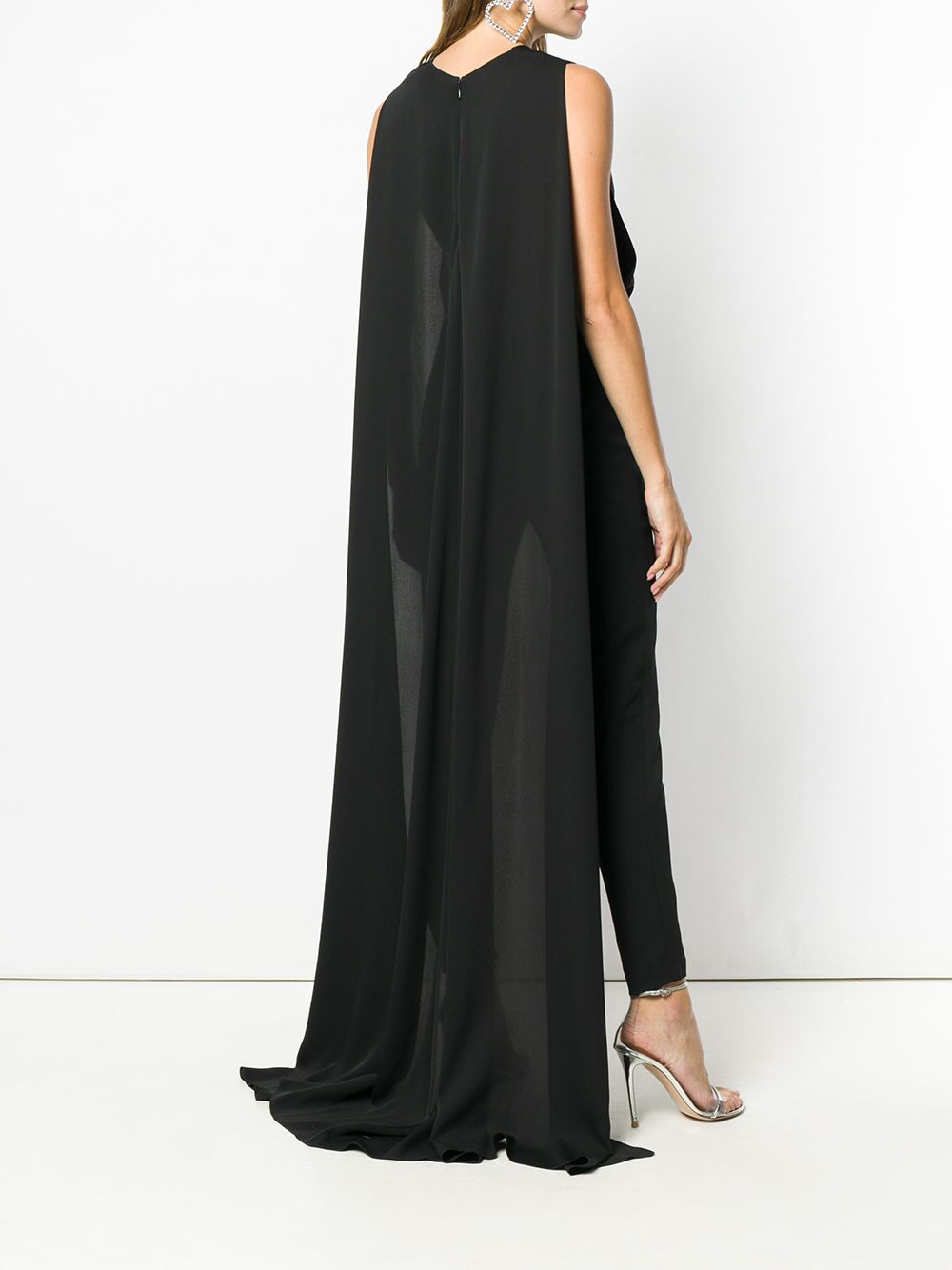 cape detail jumpsuit - 2