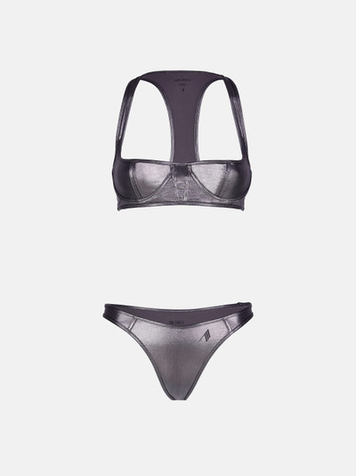 THE ATTICO DARK SILVER BIKINI outlook