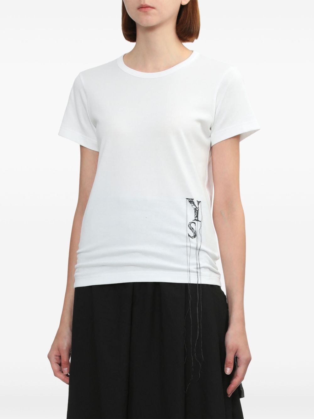 logo-embellished T-shirt - 3