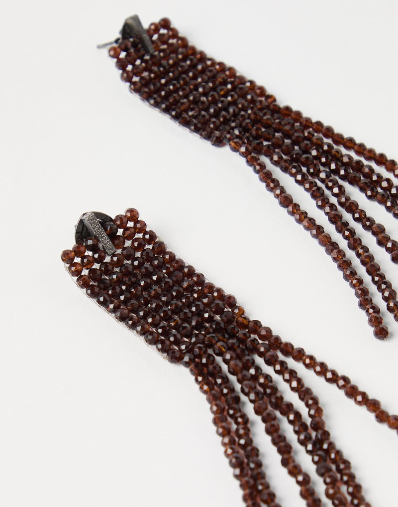 Brunello Cucinelli Frayed earrings in Vetro outlook