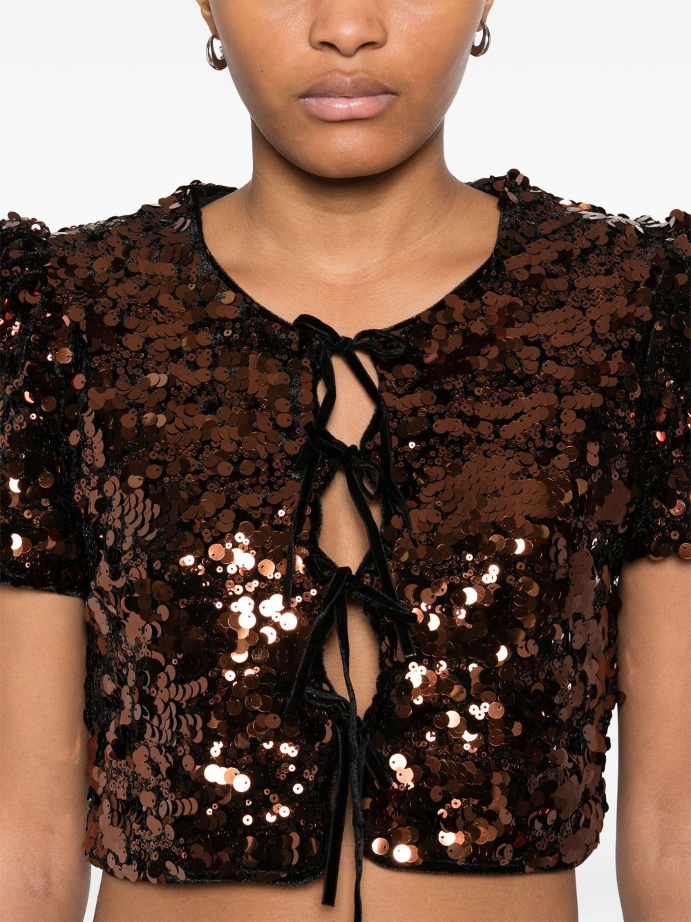 sequinned blouse - 5