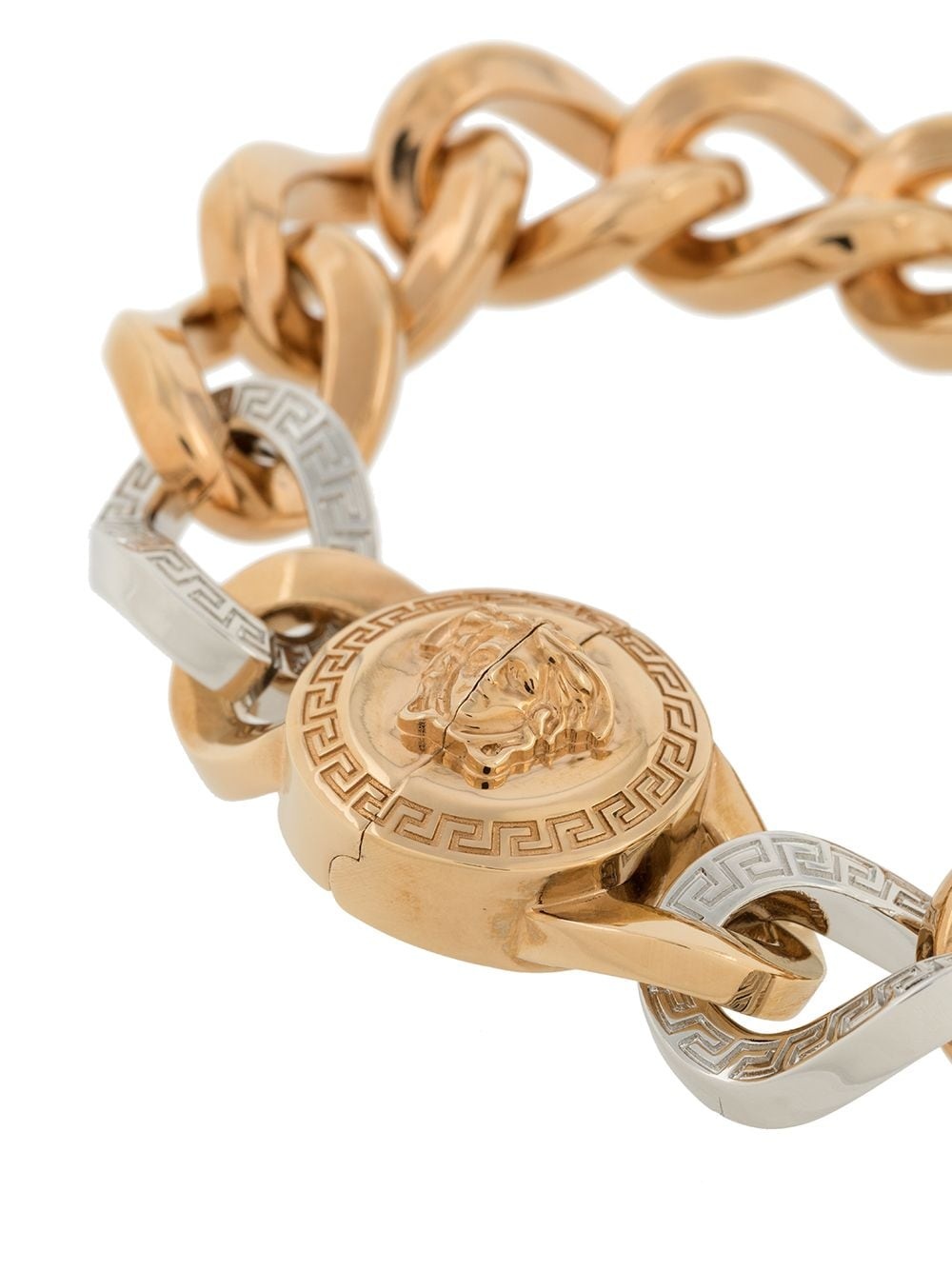 chain-link Medusa detail bracelet - 3