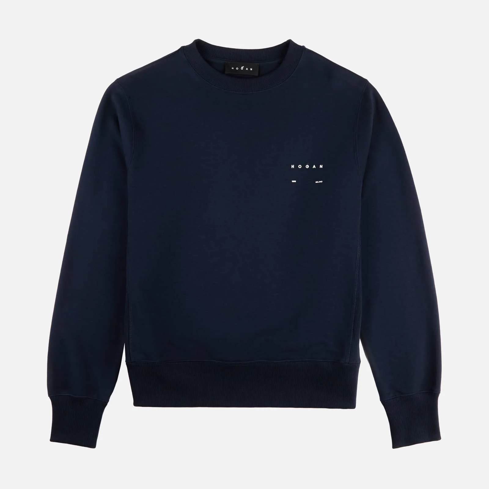 Round-neck sweatshirt in cotton - 1