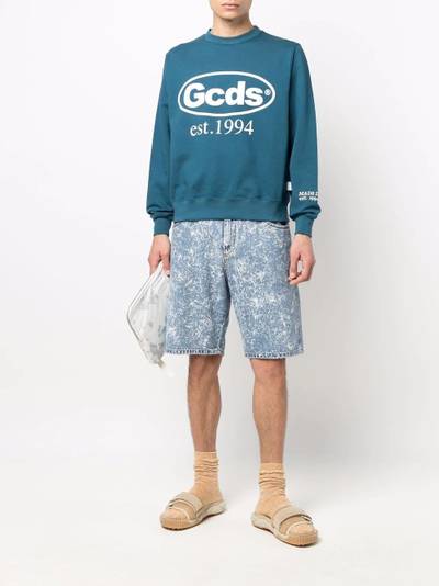 GCDS logo-print sweatshirt outlook