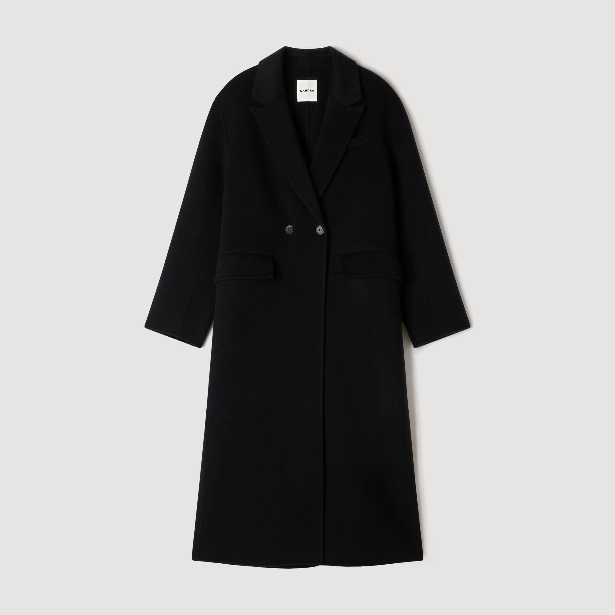 DOUBLE-FACED COAT WITH STUDS - 1