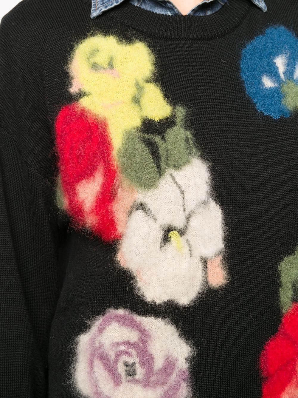 floral-intarsia jumper - 5