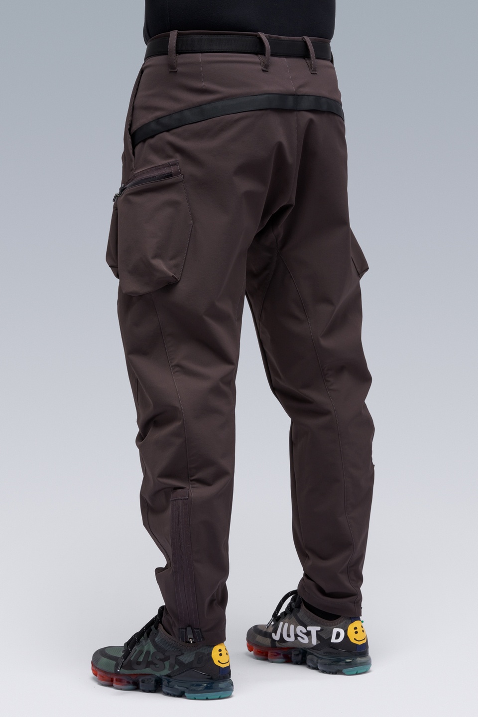 P41-DS schoeller® Dryskin™ Articulated Cargo Trouser Schwarzrot - 5