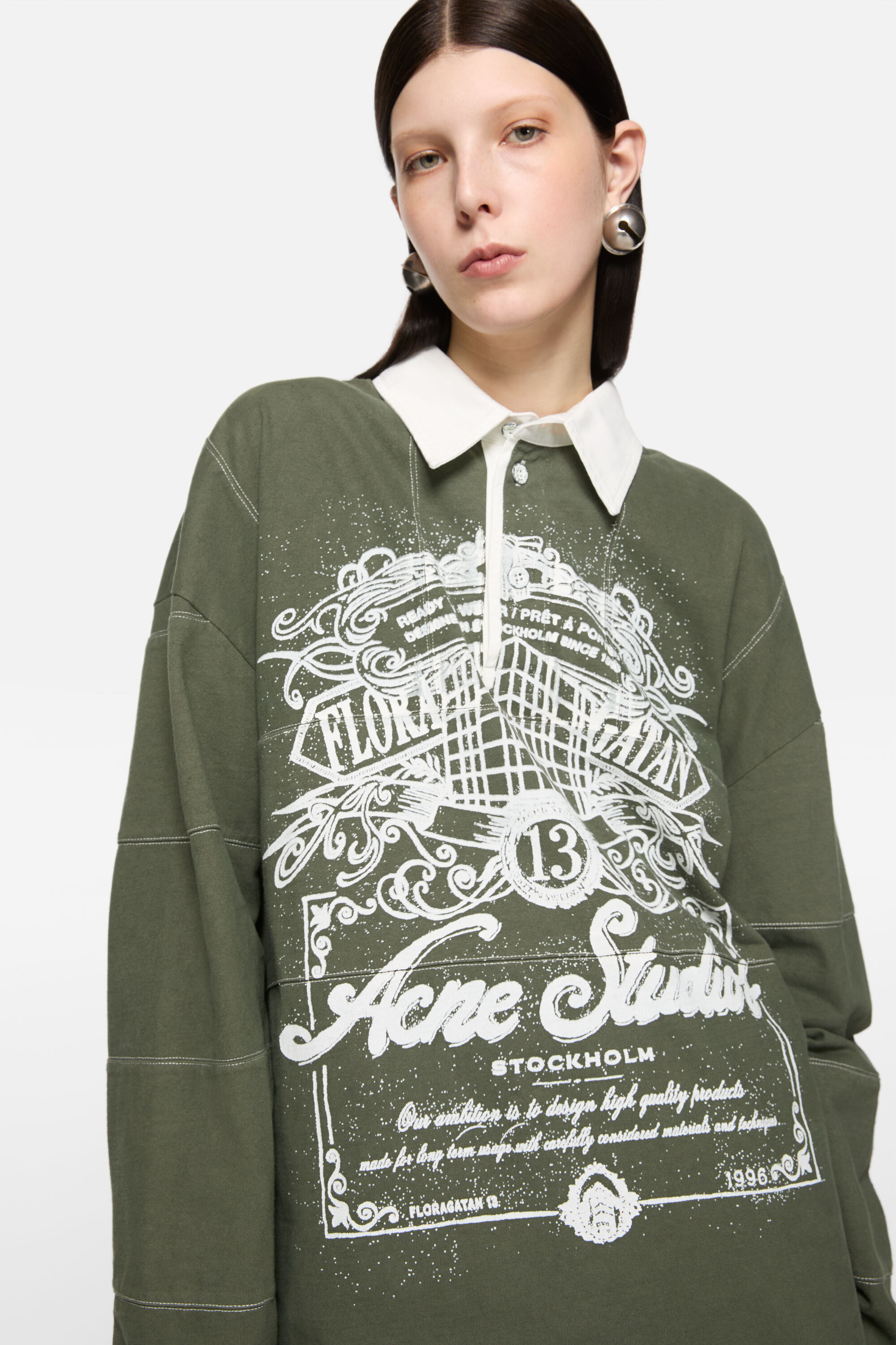Logo t-shirt - Vintage green - 4