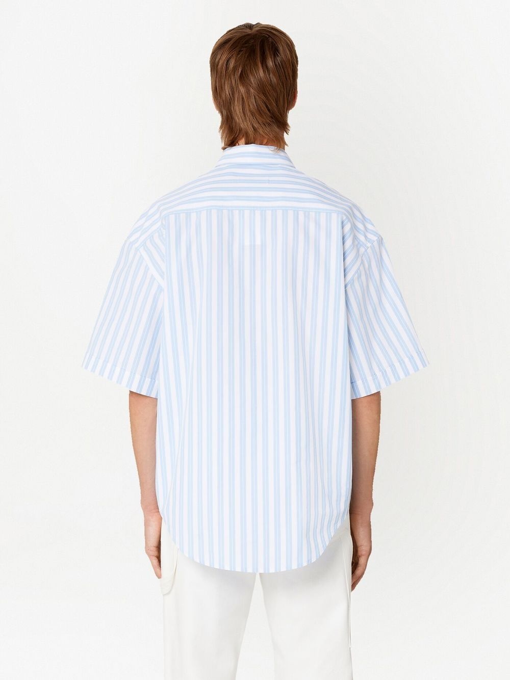 striped short-sleeve shirt - 5