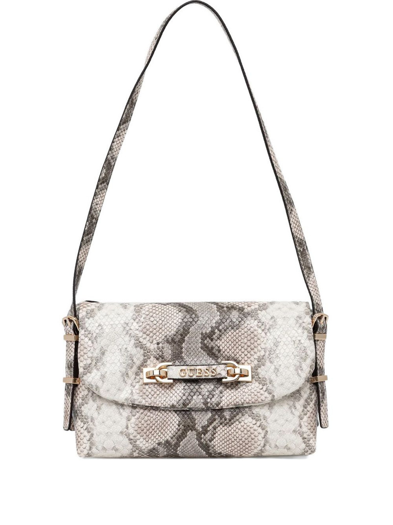 snakeskin-effect chain satchel bag 1