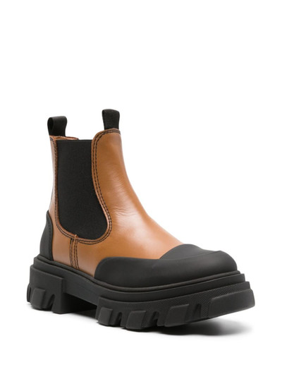GANNI leather Chelsea boots outlook