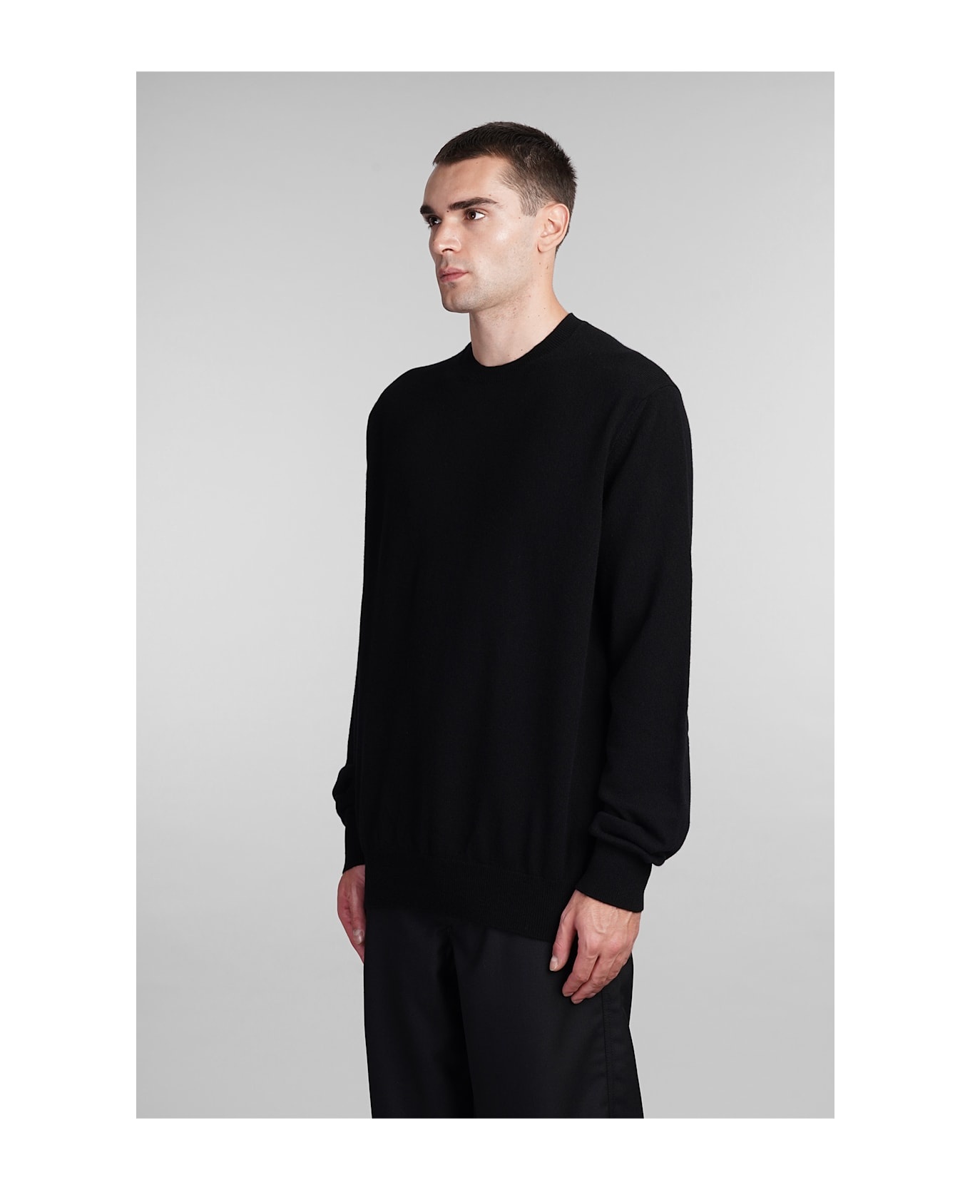 Knitwear In Black Wool - 4