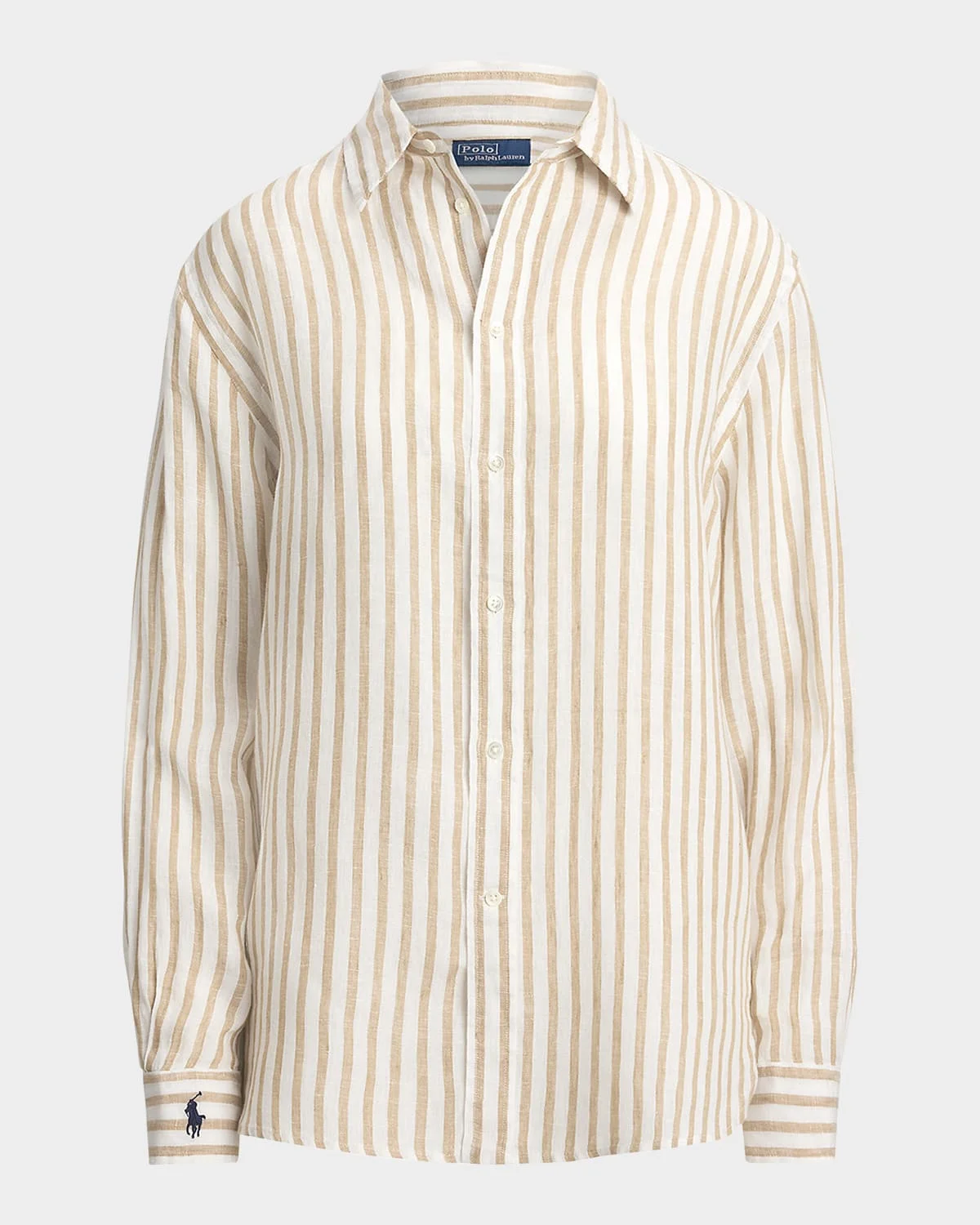 Oversize Fit Linen Shirt - 1