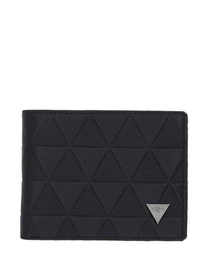 geometric-embossed bifold wallet 1