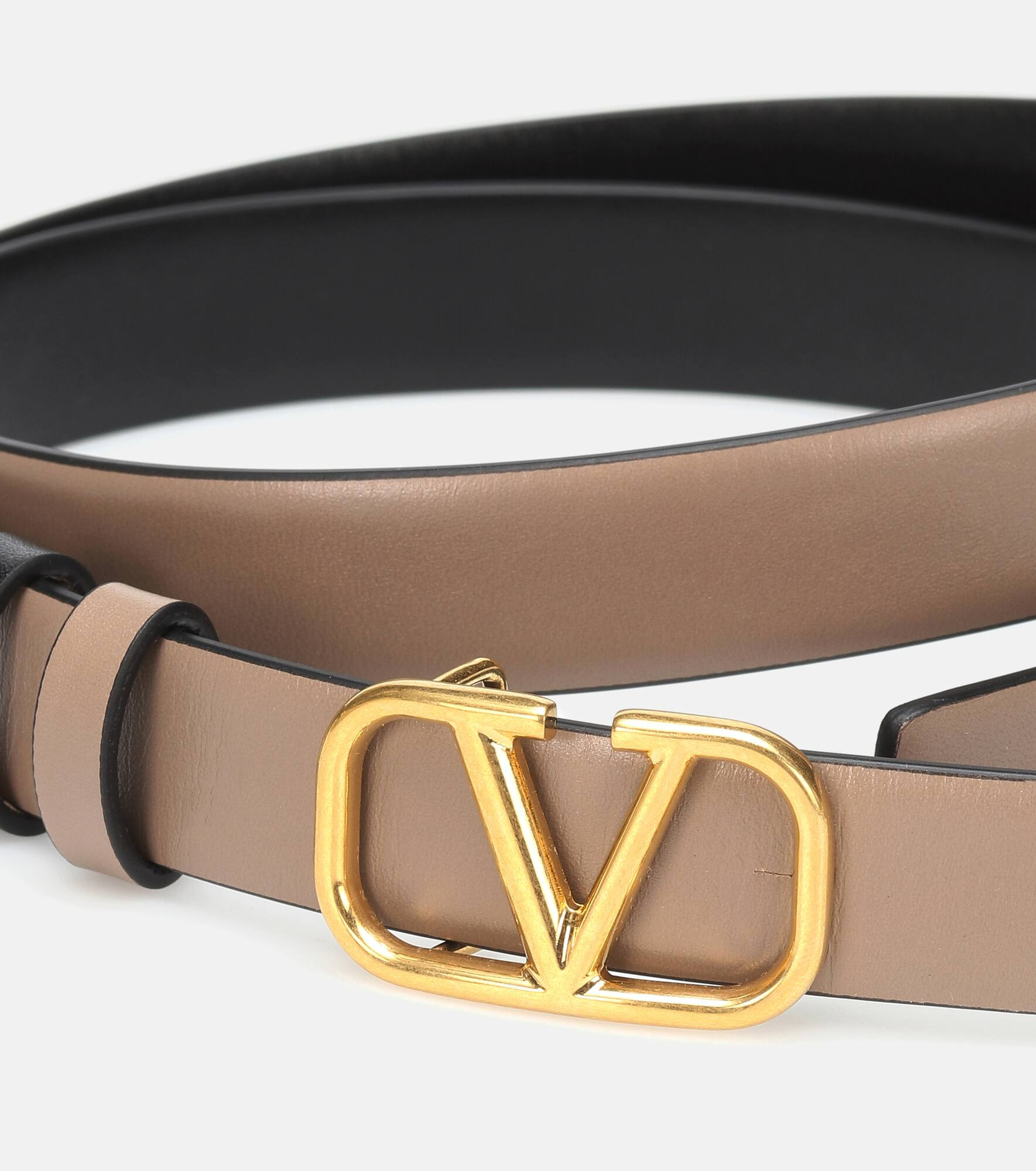 VLogo Signature 20 reversible leather belt - 3