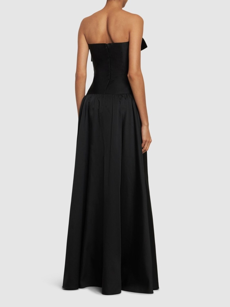 Strapless taffeta gown - 3