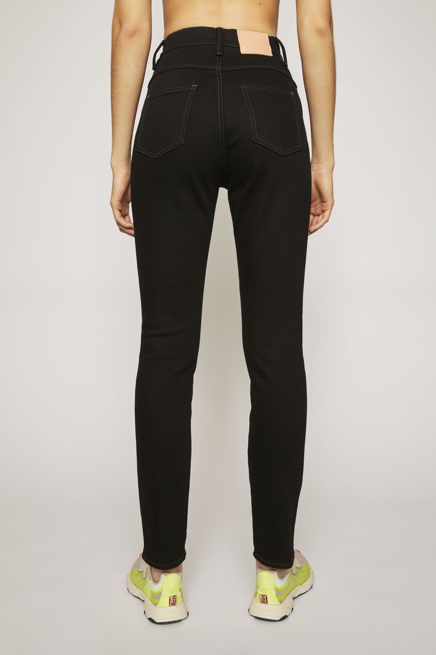 Super high-rise skinny jeans black - 3