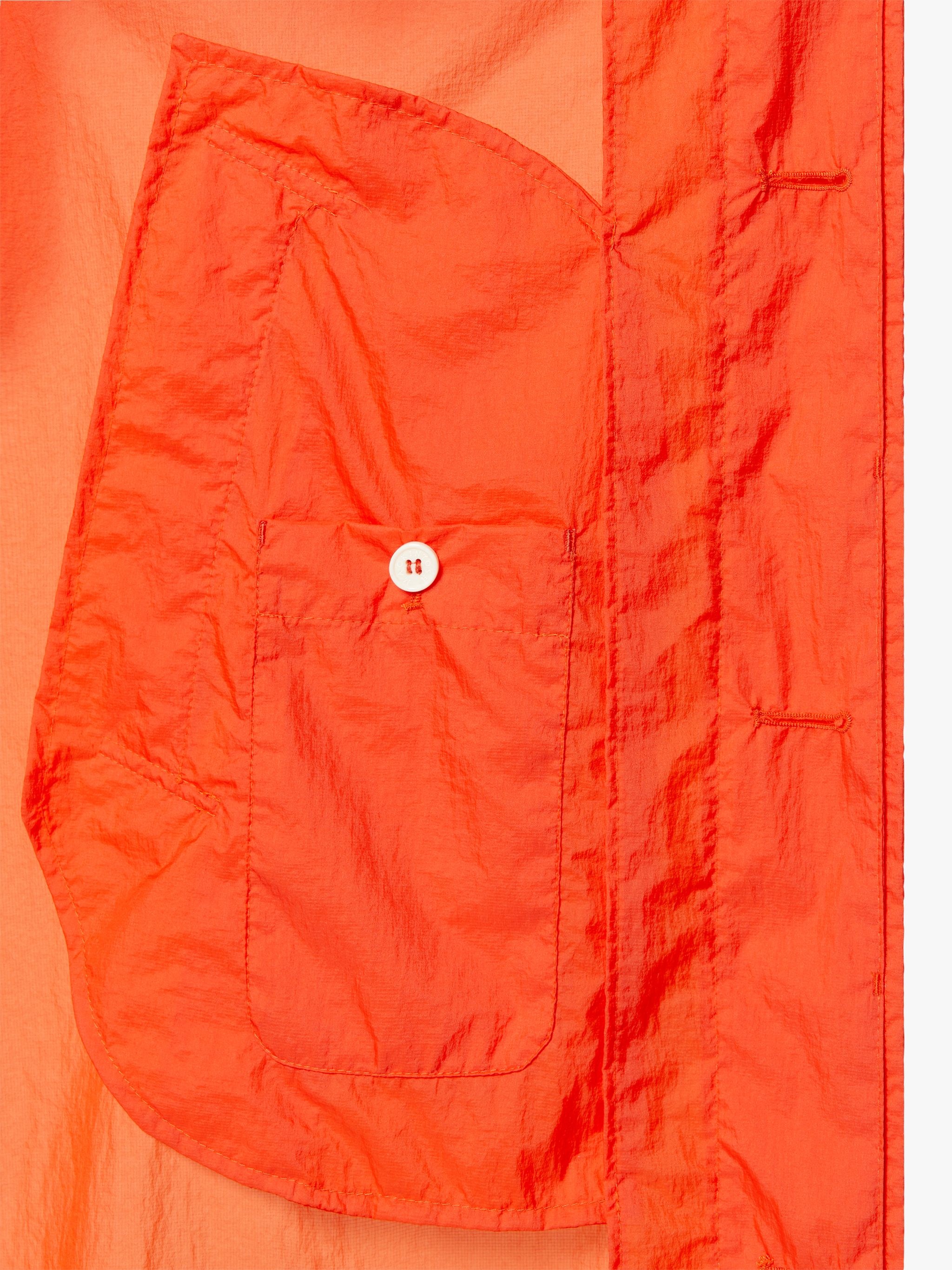 WOLFSON ORANGE NYLON HOODED COAT | GMM-219 - 6