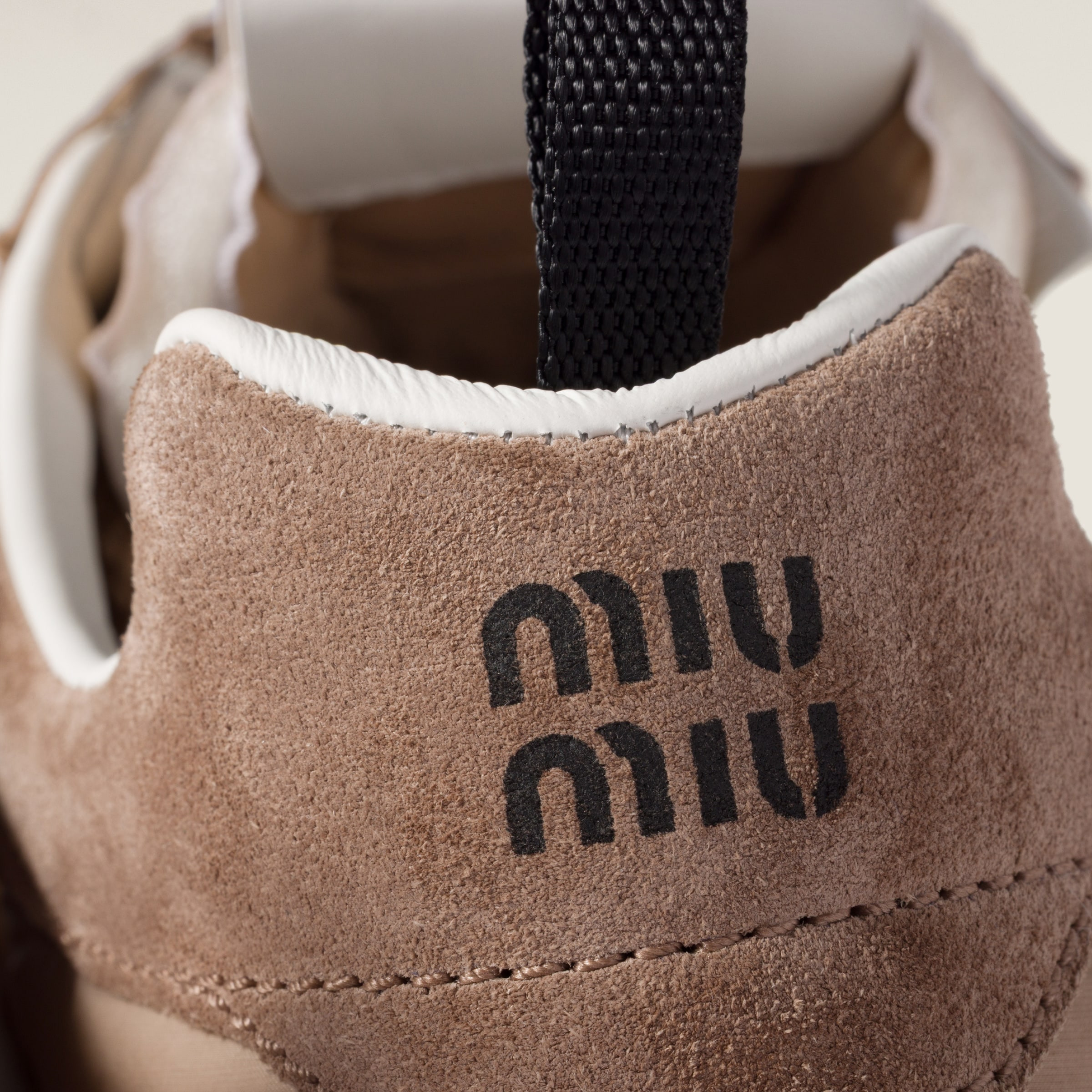 Tyre technical fabric and suede sneakers - 3