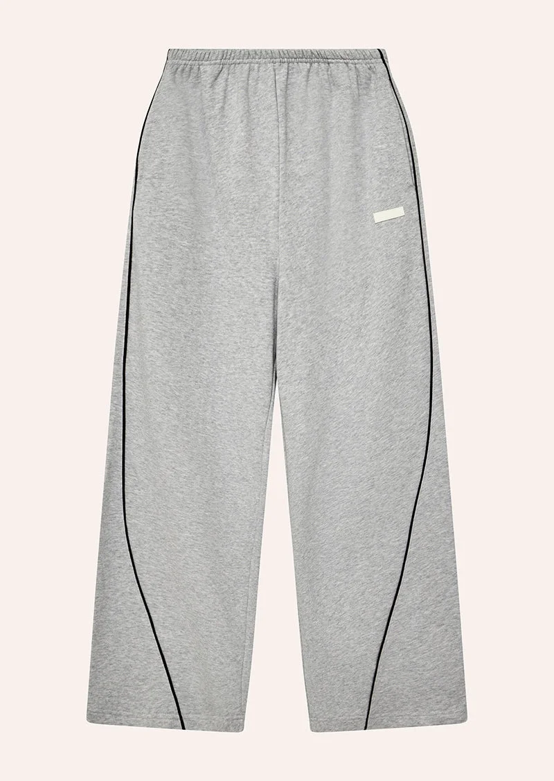 FULL SWING TRACKPANT IN MID GREY MARLE - 1