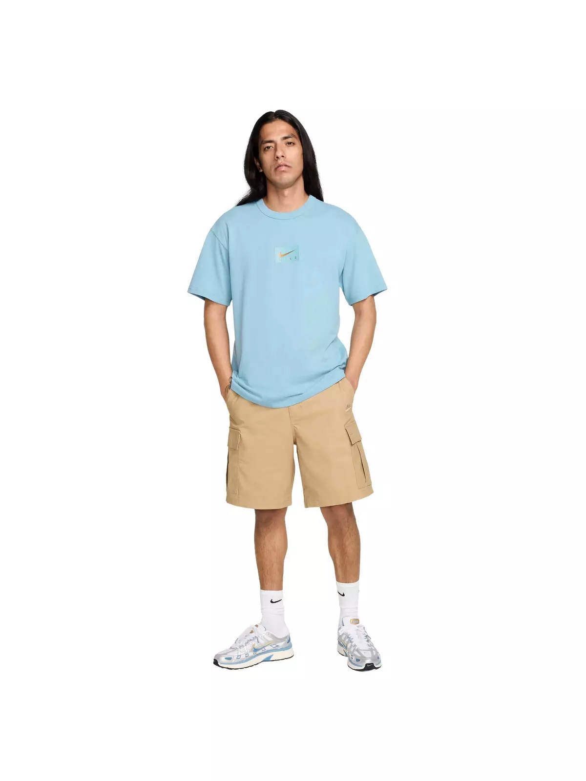 Men's Club Woven Cargo Shorts -Beige - 7