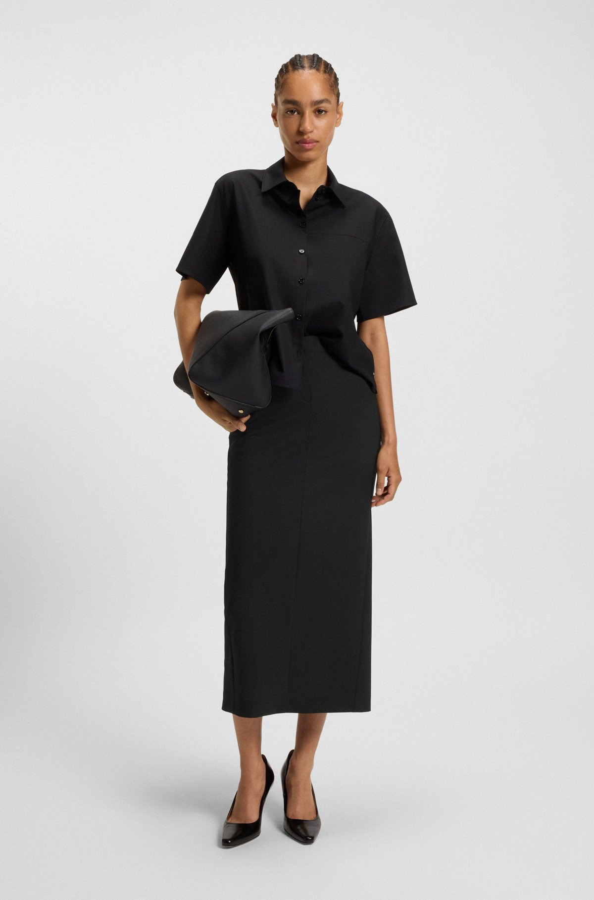 PENCIL SKIRT IN WOOL - 3