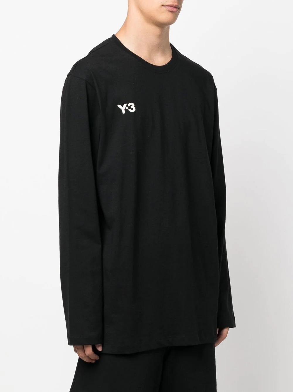 logo-print long-sleeve top - 4