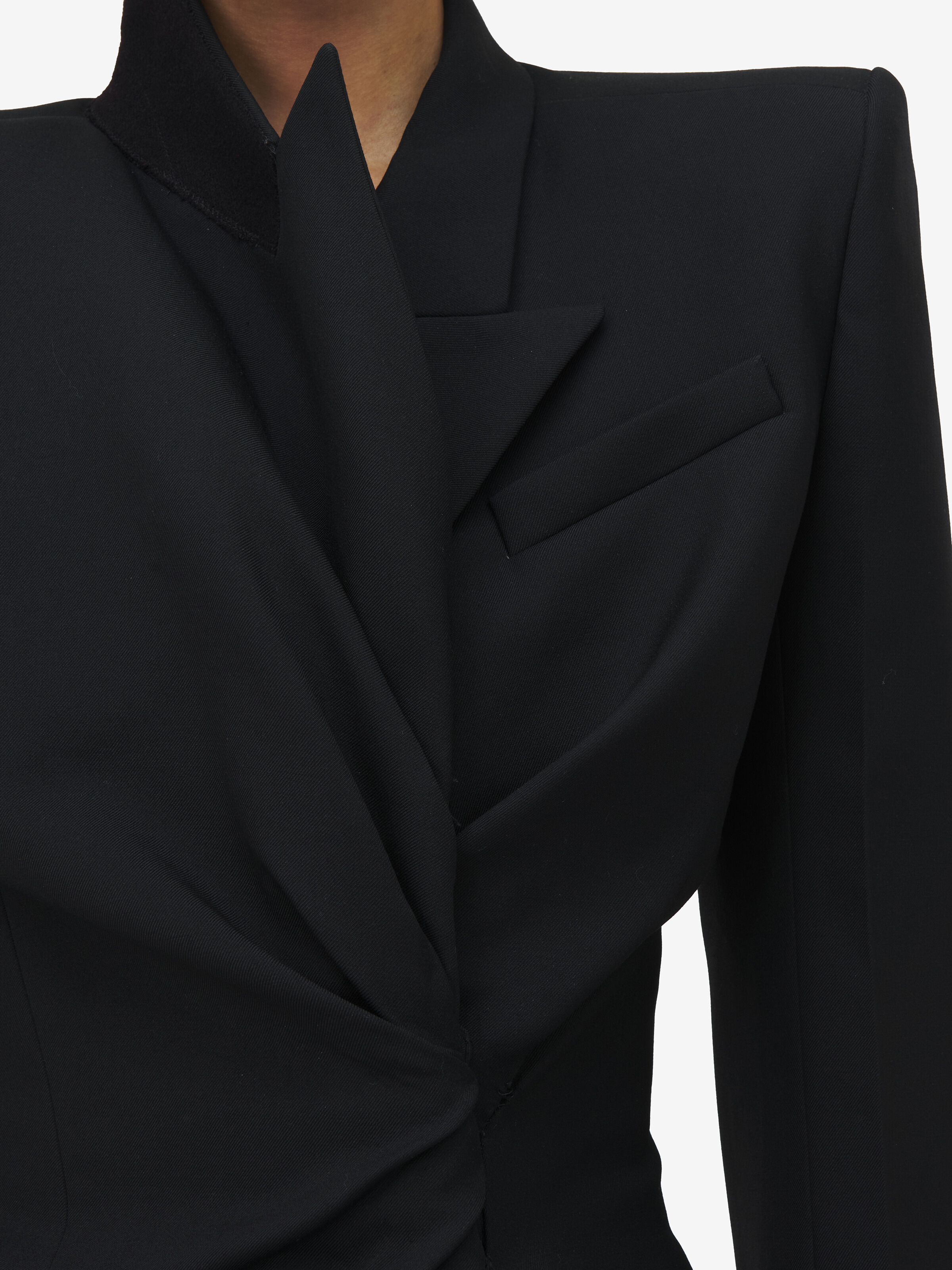Twisted Lapel Jacket - 7