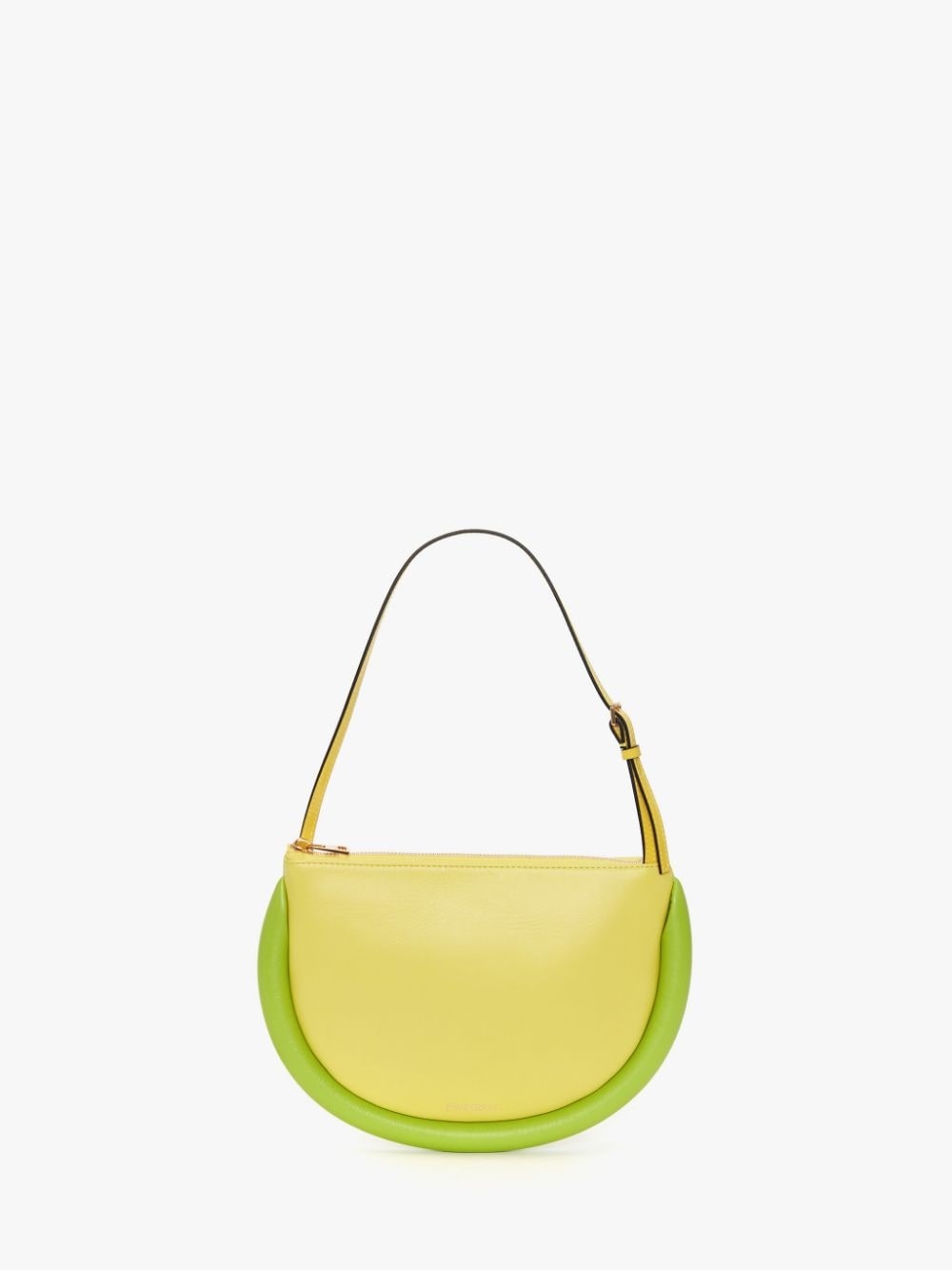 BUMPER-MOON LEATHER SHOULDER BAG - 1