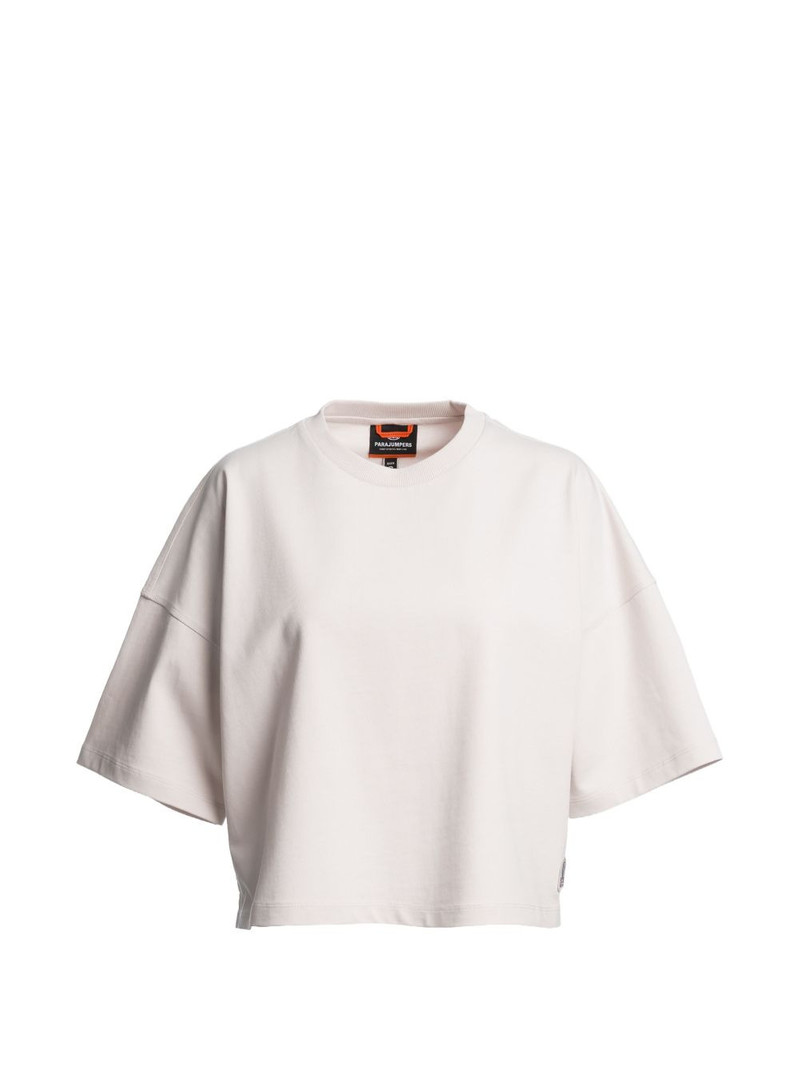 cropped short-sleeve T-shirt 1